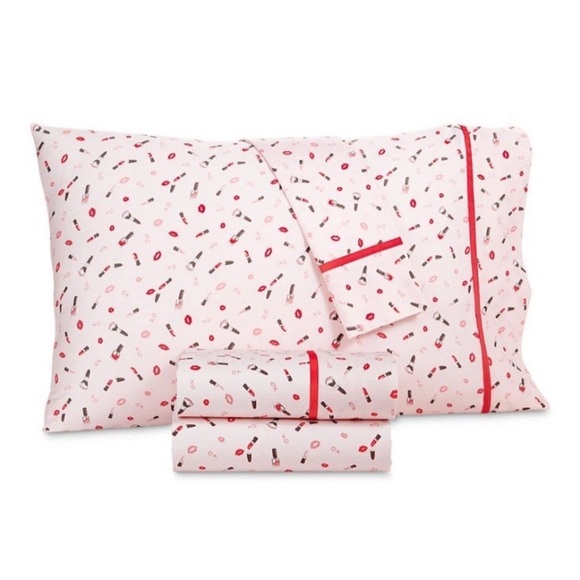 Martha Stewart Whim 100% Cotton 250TC Makeup Sheet Set Fitted & Flat Twin & Case - Picture 1 of 4